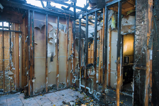 Professional Soot Cleanup technician working in Oakley, UT